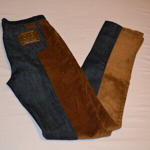 Vintage Dolce & Gabbana Denim & Corduroy Jeans